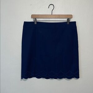 Talbots Navy Skirt